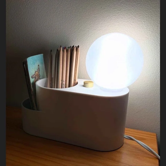 Organizer Table Lamp White - Picture 6 of 6